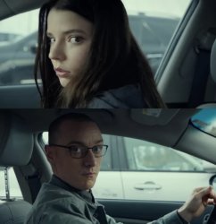 Split Car Scene Meme Template