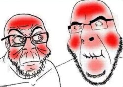 soyjacks trying not to laugh Meme Template