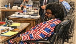 Afroman Court Sketch Meme Template