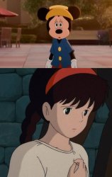 mickey feels bad for sheeda Meme Template