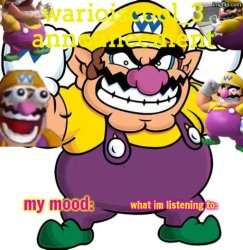 warioiscool_3 announcement temp Meme Template