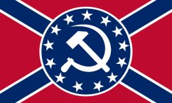 Confederate communists flag Meme Template