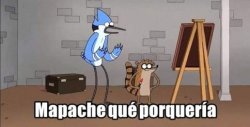 Mapache que porqueria Meme Template