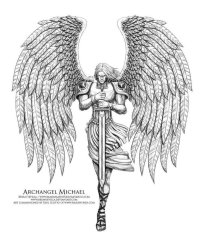 Archangel Michael Meme Template