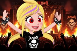 Polly Pocket The Death Metal lover Meme Template