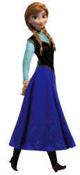 Anna (Frozen) PNG Meme Template