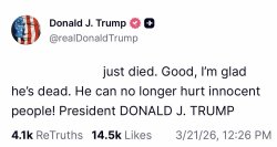 Good, I'm glad he's dead. Meme Template