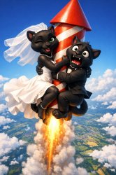 Anthro panthers literally having a blast Meme Template