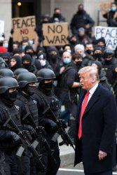 Trump ICE massacre protest Summer of 2026 Meme Template