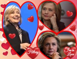 Hillary Clinton I'm in Love Meme Template