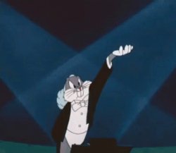 Bugs Bunny conducting Meme Template