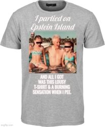 Epstein Island gift shop shirt ¹ Meme Template