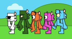 too kid friendly series monsters walking away Meme Template