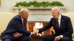Biden Trump Handshake Meme Template