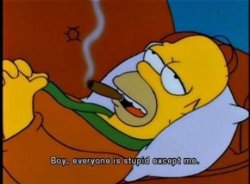 Everyone is stupid, except me Meme Template