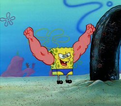 MuscleBob BuffPants Meme Template