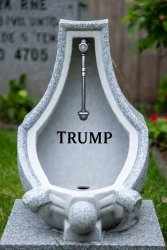 Donald Trump tombstone headstone grave Meme Template