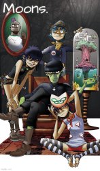 moons gorillaz temp Meme Template