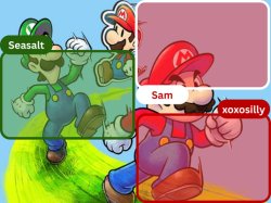 Sam, Seasalt, & xoxosilly temp Meme Template