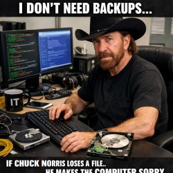 chuck norris IT meme Meme Template
