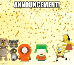 KatTheKennyFromSPFan009's Announcement Temp Meme Template