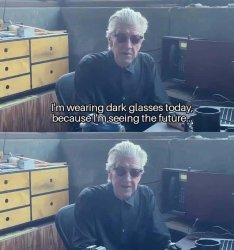Lynch dark glass Meme Template