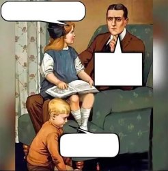 papa como conociste a mama Meme Template