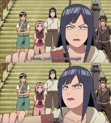 Angry Hinata Meme Template