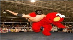 Elmo bodyslam Meme Template