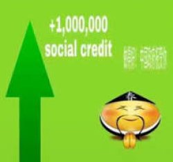 social credit Meme Template