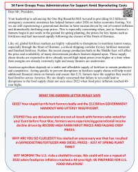 March 16 US FARMER LETTER TO TRUMP Meme Template