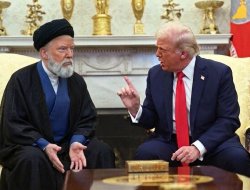 Trump negotiating with Iran. Meme Template