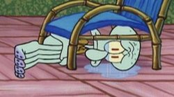 "Is that too much to ask?" Squidward crying Meme Template