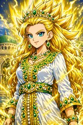 If Princess Lalla Salma of Morocco were in Dragon Ball Meme Template