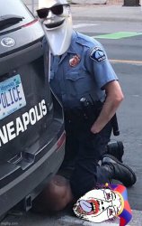 Mac Tonight kneeling on Pomni Meme Template