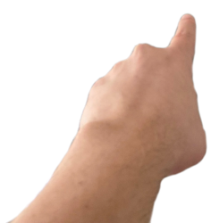 look HERRE, pointing guy Meme Template