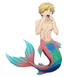 Scared Merman Meme Template