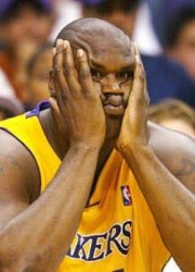 Shaq lakers cute face Meme Template