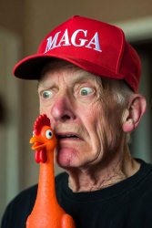 MAGA MAGAt man orange chicken Trump Meme Template