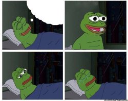 Pepe Dream Meme Template