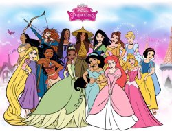 Group of Famous Fourteen Princesses Meme Template