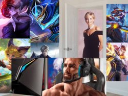 Gamer mlbb Meme Template