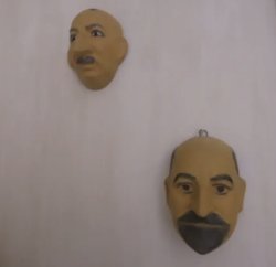 Epstein island masks on wall Meme Template