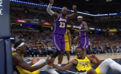 LeBron Pointing Meme Template