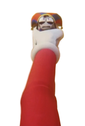 Caine Holding Pomni Meme Template