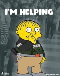 Ralph ICE agent Meme Template