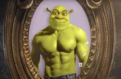 buff shrek Meme Template