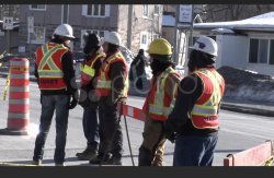 Road workers Meme Template