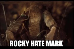 Rocky Hate Mark Meme Template