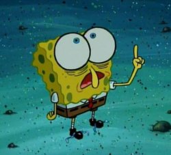 Scared SpongeBob Meme Template